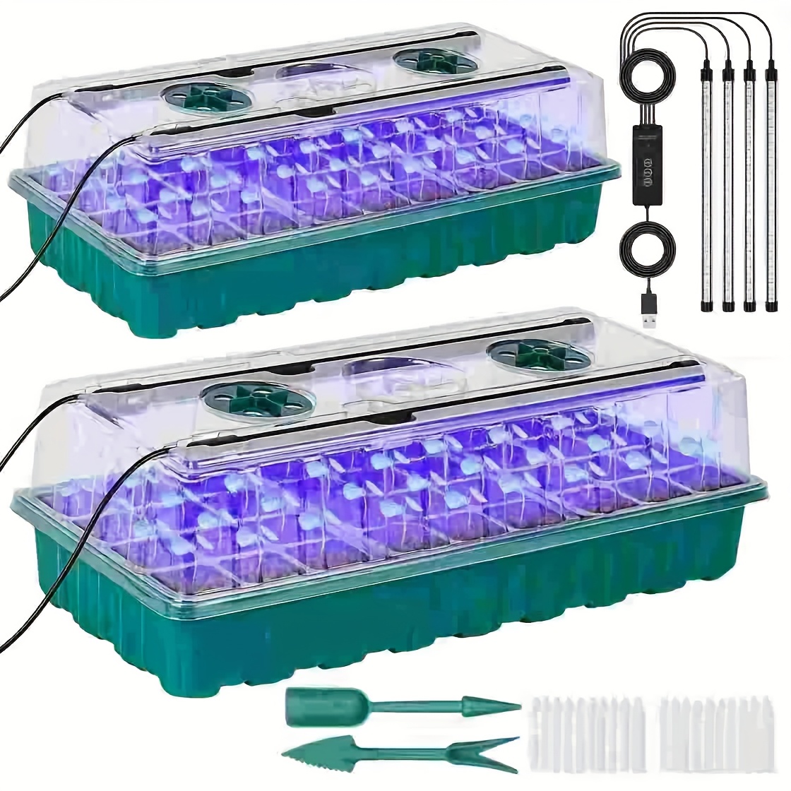 72-Cell Seed Starter Tray with - Humidity Dome Kit recension och pris