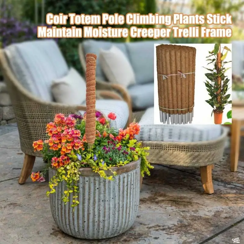 30/40/50cm Plant Climbing Coir - Sphagnum Moss Dry recension och pris
