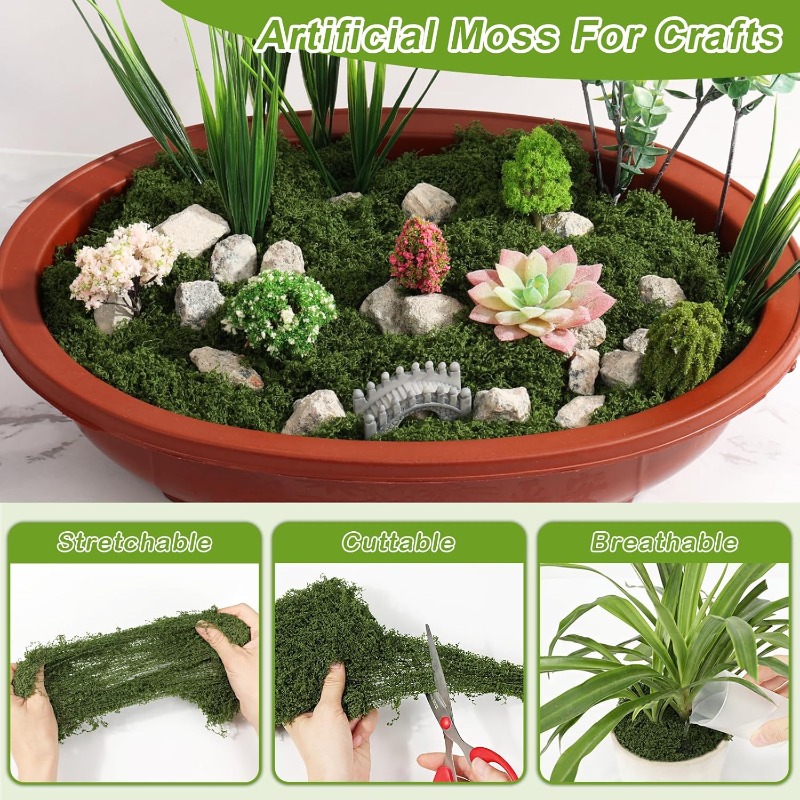 Eternal Life Moss Grass Artifi - Sphagnum Moss Dry recension och pris